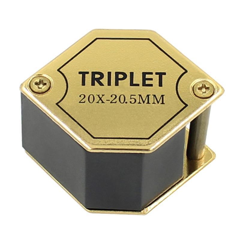 Mini Pocket Magnifier Jewelers Loupe Metal Round Body Jewelry Magnifying Glass