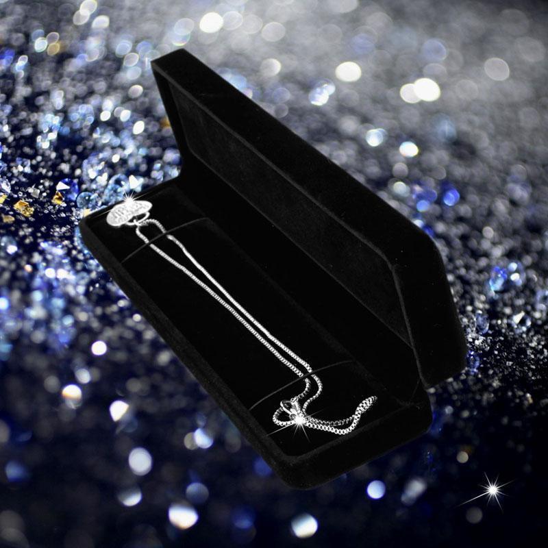 Velvet Gift Jewelery Watch Necklace Bracelet Pendant Display Present Box New