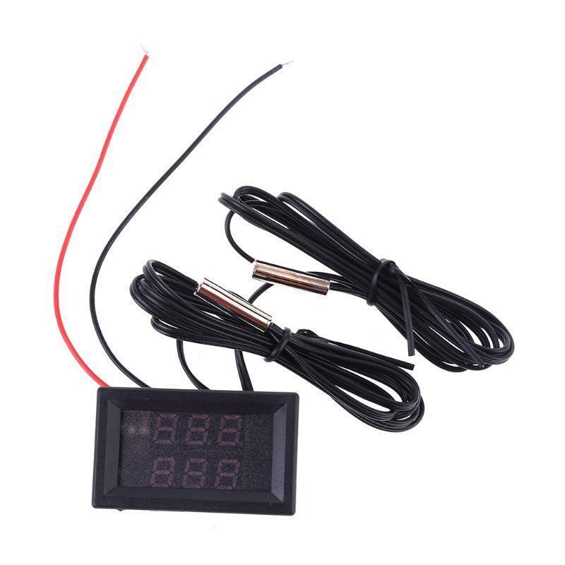Dual Display Digital Thermometer -20?~100? for Aquarium Tank/Fish Tank Durable