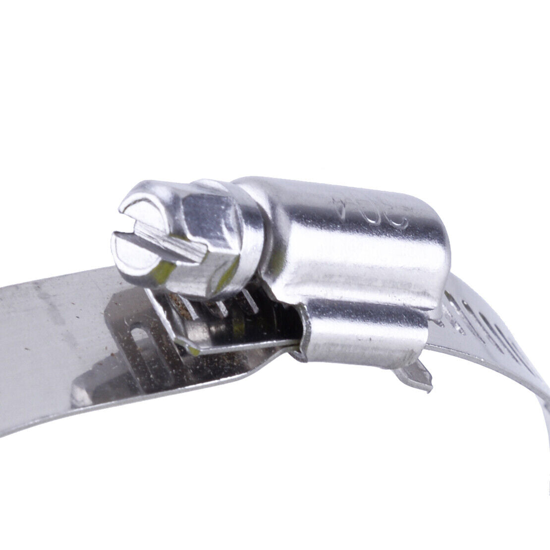 4x 4" Adjustable Hose Clamps Fuel Line Clamp Worm Gear Stainless Steel Clamp