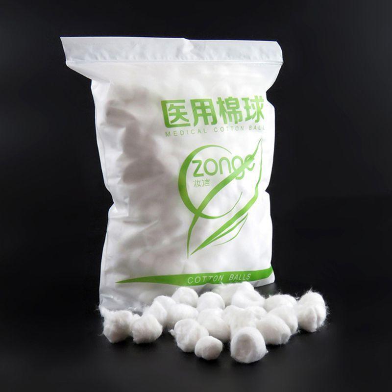 400Pcs Disposable Natural Medical Degreasing Cotton Rolling Ball Healthy Hygiene