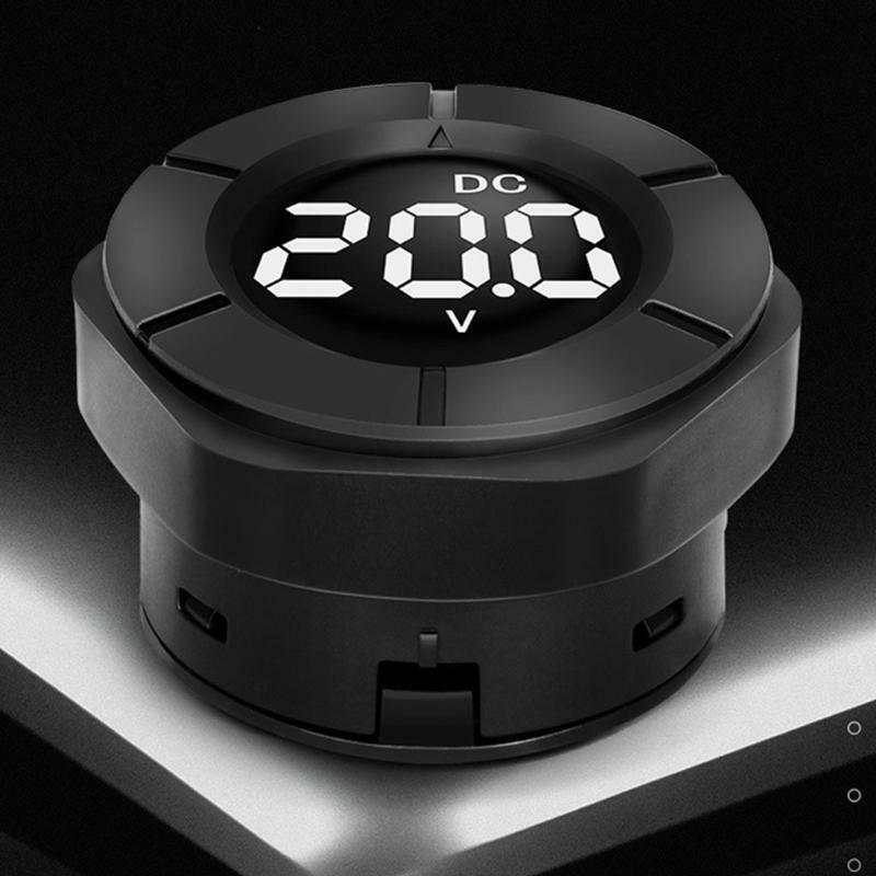 Car LCD Display Voltmeter Accuracy ±1% Digital Voltage Meter Gauge DC 0-300V