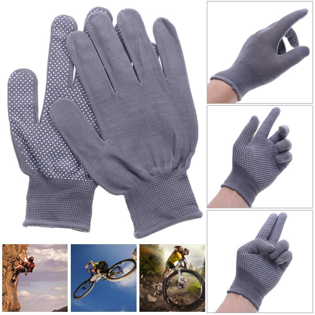Sports Gloves Climbing Camping Antiskid Gloves Outdoor Supplies(Grey)