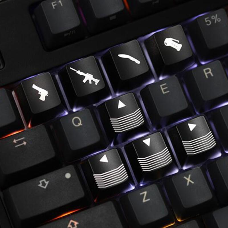Mechanical Keyboard Key Caps ABS OEM R4 WASD Key Caps Personality Keycap 4PCS