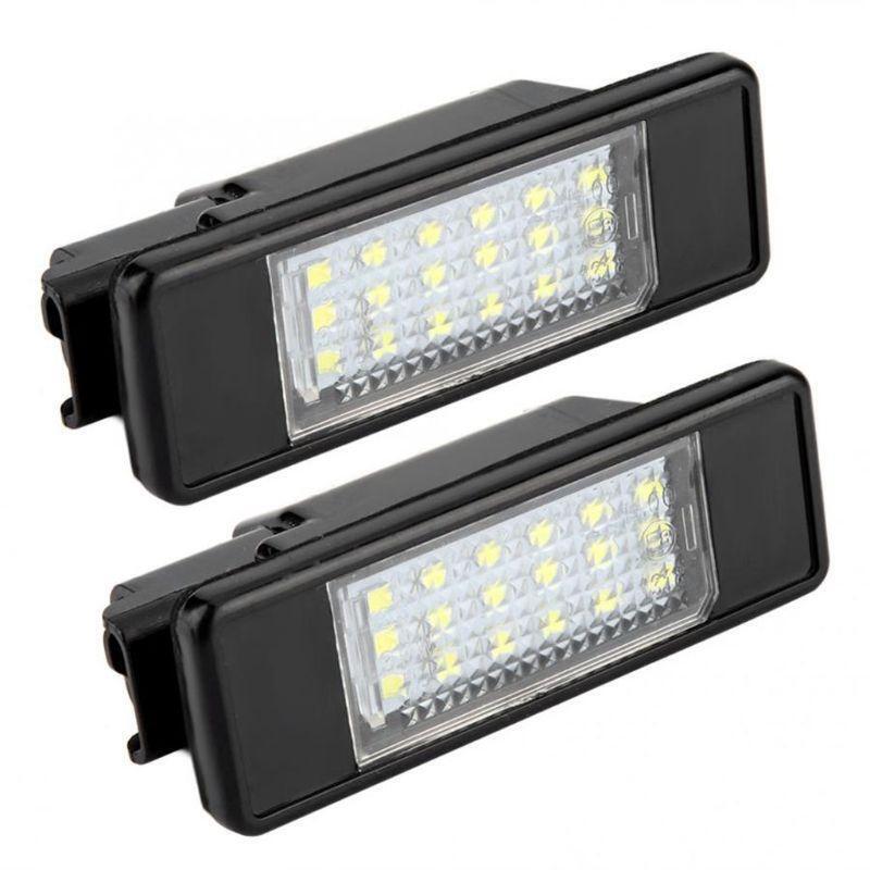 2Pcs 12V Car License Number Plate Light for Citroen C2 C3 C4 C5 C6 DS3PEUGEOT