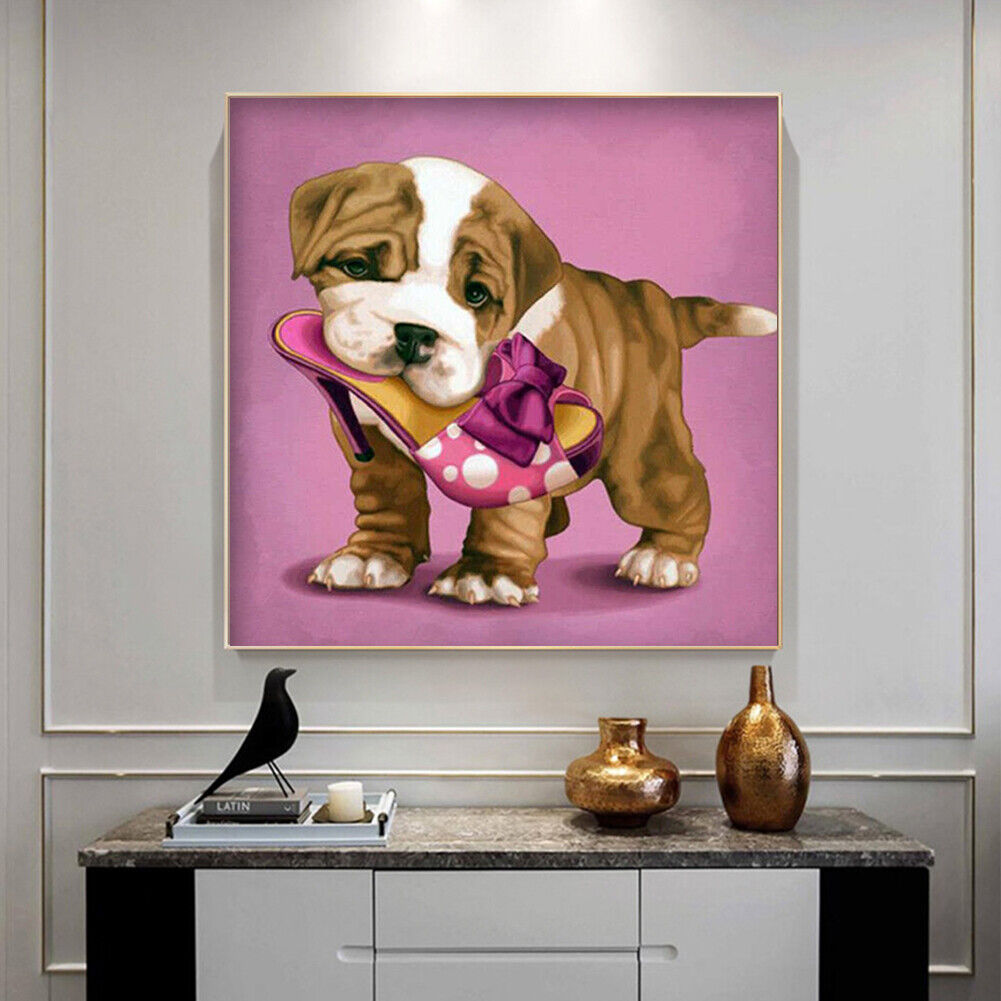 Cartoon Dog Full Drill Round Diamond Painting Mosaic for Bead Art (A2155)