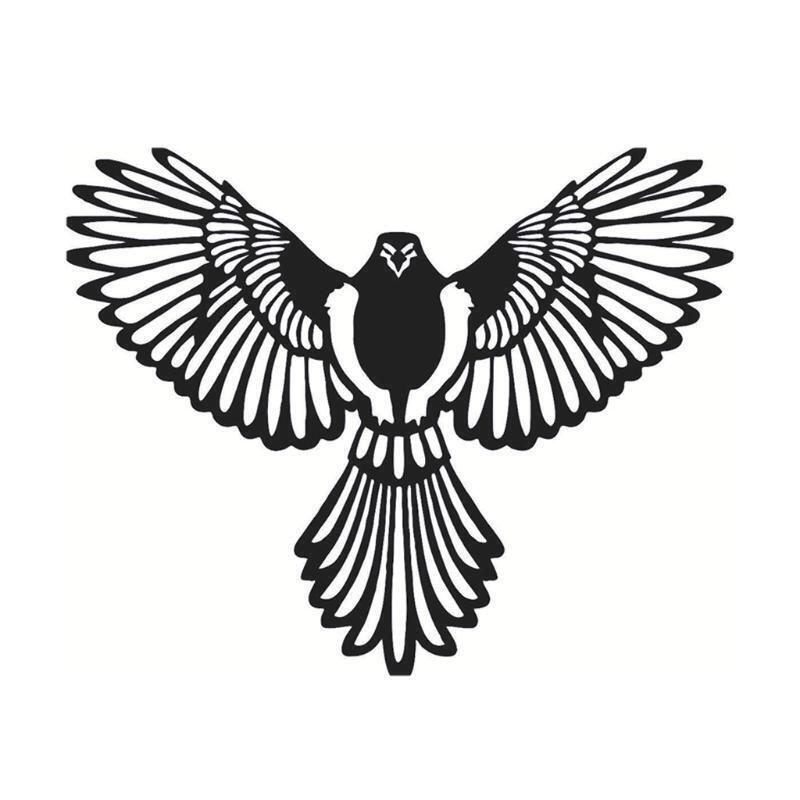 Metal Eagle Wall Art Decor Iron Animal Bird Silhouette Sculpture Garden Ornament