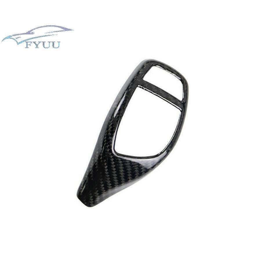 Carbon Fiber Look Car Gear Shift Knob Trim Cover ABS For BMW 1 2 3 4 5 6 Series
