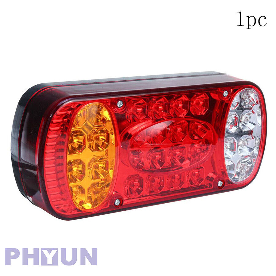 1x 32LED Rear Tail Brake Stop Indicator Lamp For Trailer Truck Lorry Caravan Van