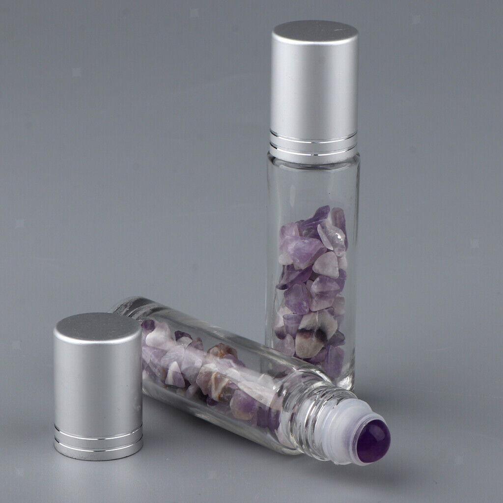 4Pcs 10ml Essential Oils Perfume Liquids Aromatherapy Roll-on Bottles Tubes