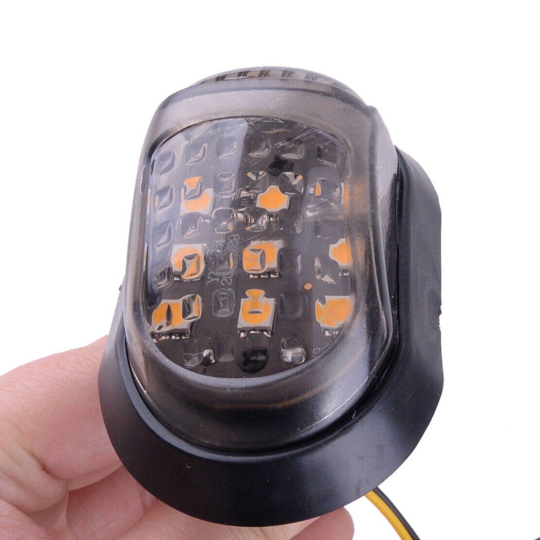 4Pcs LED Mini Turn Signal Indicator Light Motorcycle Scooter Quad ATV Universal