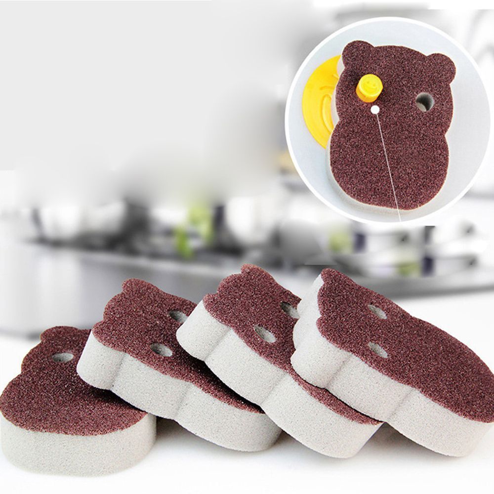 Home Washing Soft Magic Sponge Brush Carborundum Emery Rust Cleaner