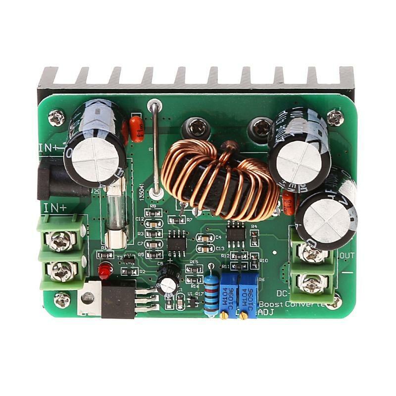 DC 10V-60V to 12V 24V 36V 48V 80V 10A/600W Converter Step-up Module Power Supply