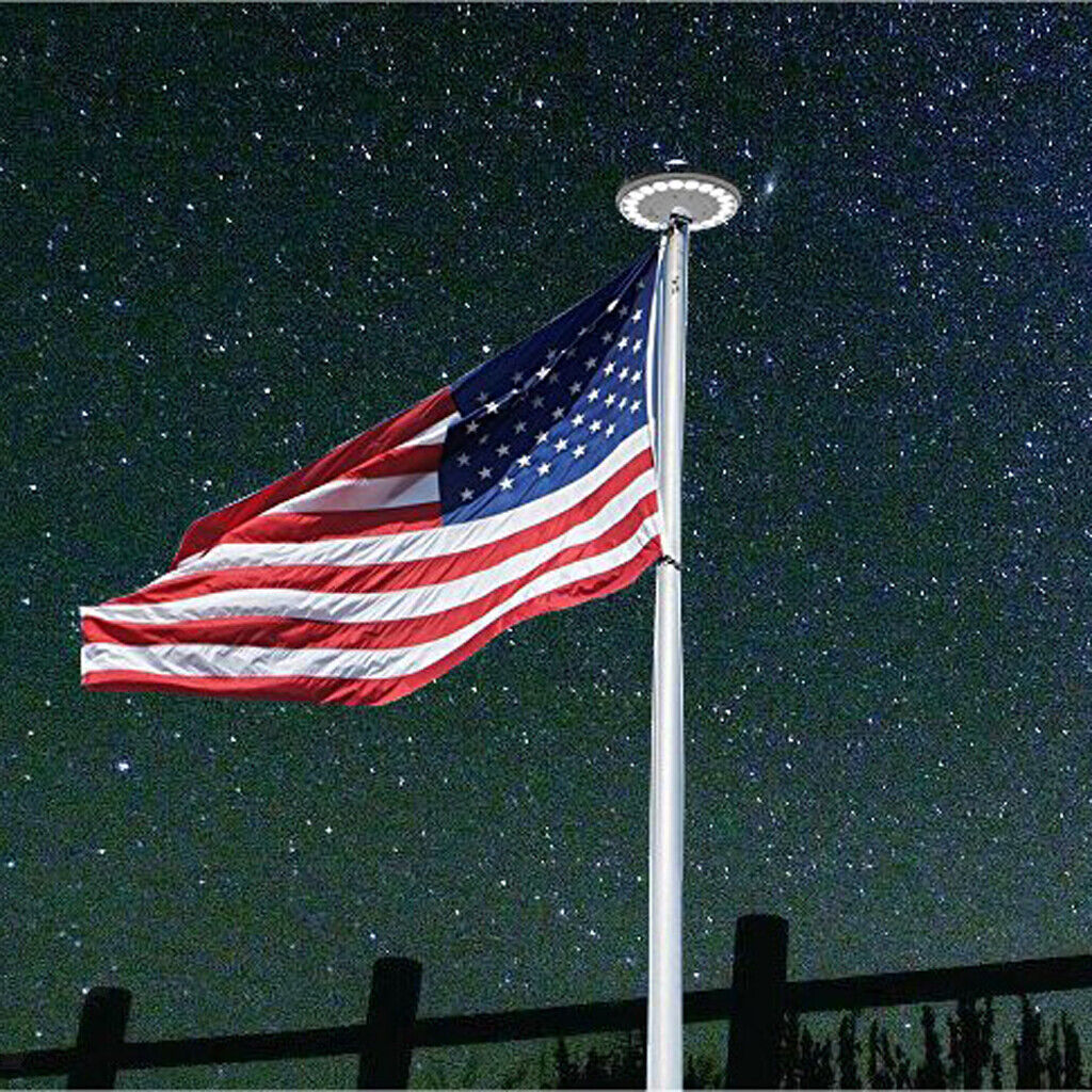 Solar Flag  Bright 26  Powered Light Waterproof  Saving