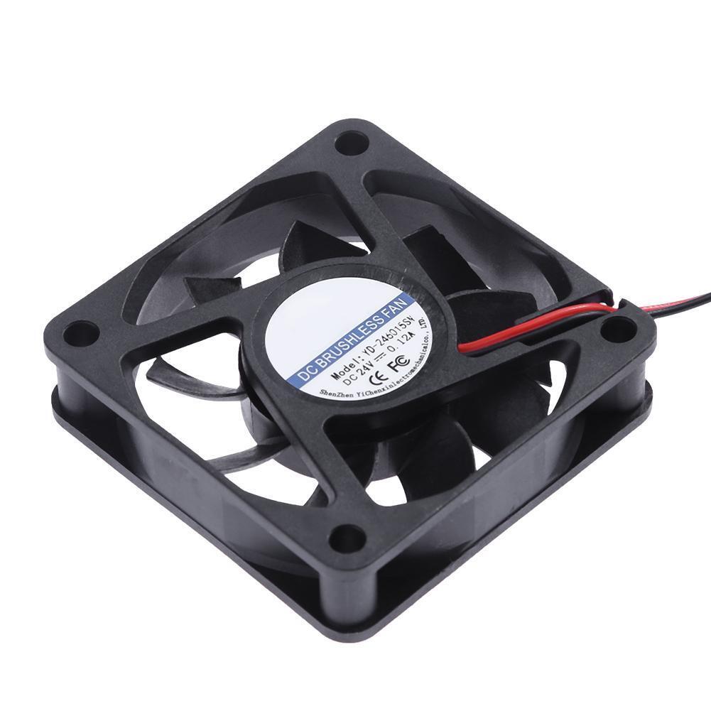 YD-2460 15SW DC 24V Cooler Fan 60x60mm 9 Blades Computer PC Cooling Fan