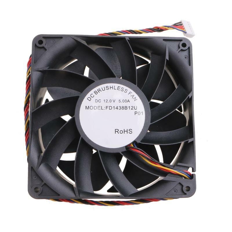 6000 Round Per Min Cooler Fan Replacement Accessory FD1438B12U DC 12V 43.2W 6P