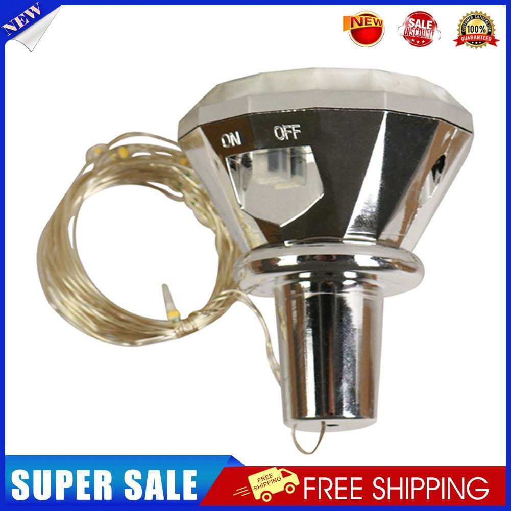 LED Diamond Shaped Cork Light Wine Bottle Stopper String Lights Party Decor