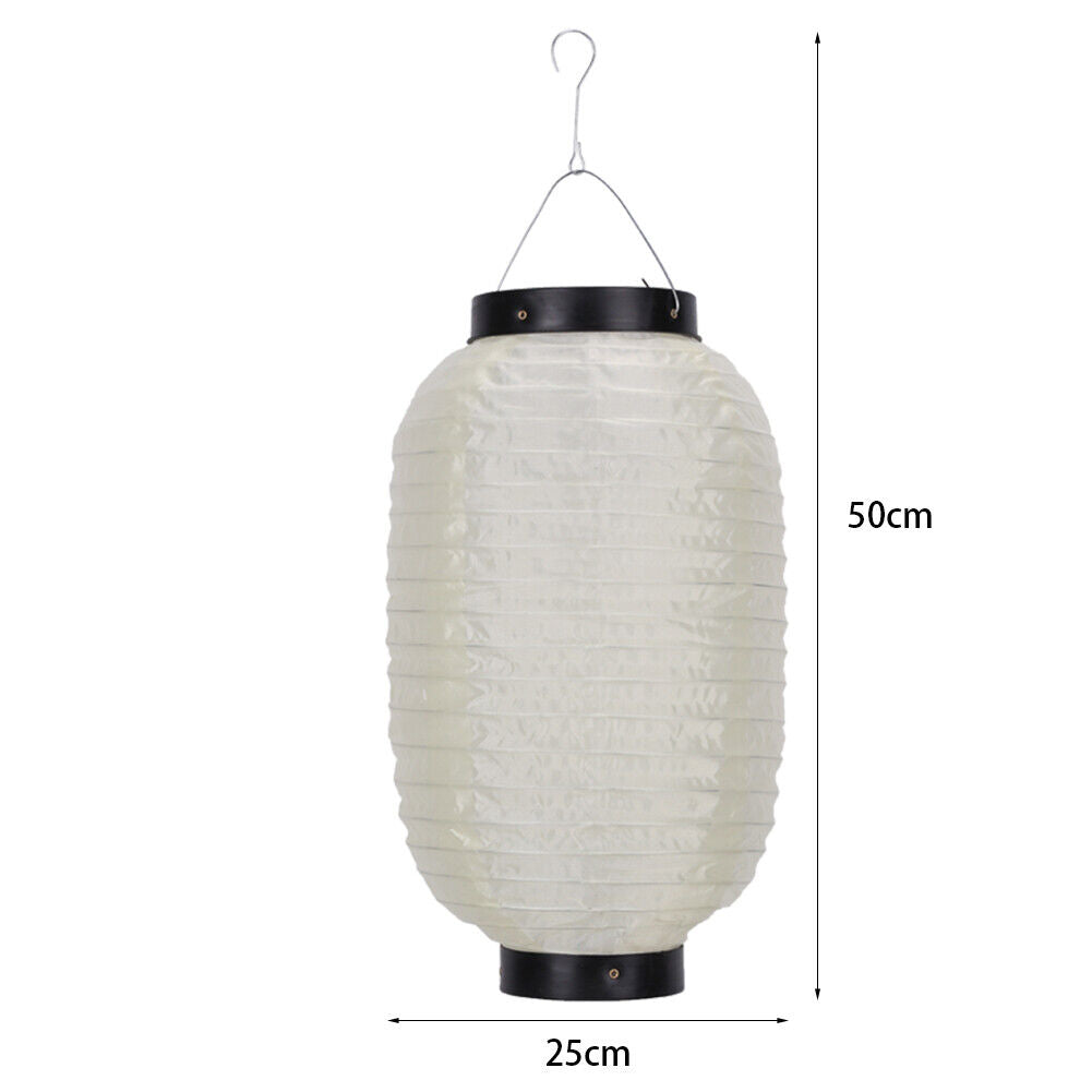 2pcs Japanese Lantern Waterproof Festival Sushi Restaurant Decor (A Beige)