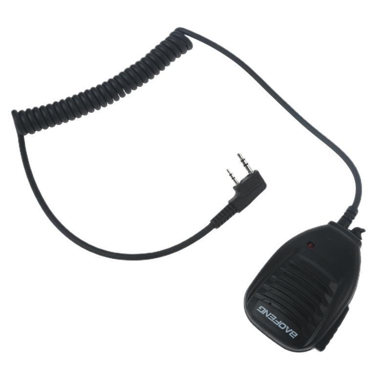 Speaker Mic for Baofeng Walkie 2 Pin Microphone for Baofeng Radios UV-5R BF-888S