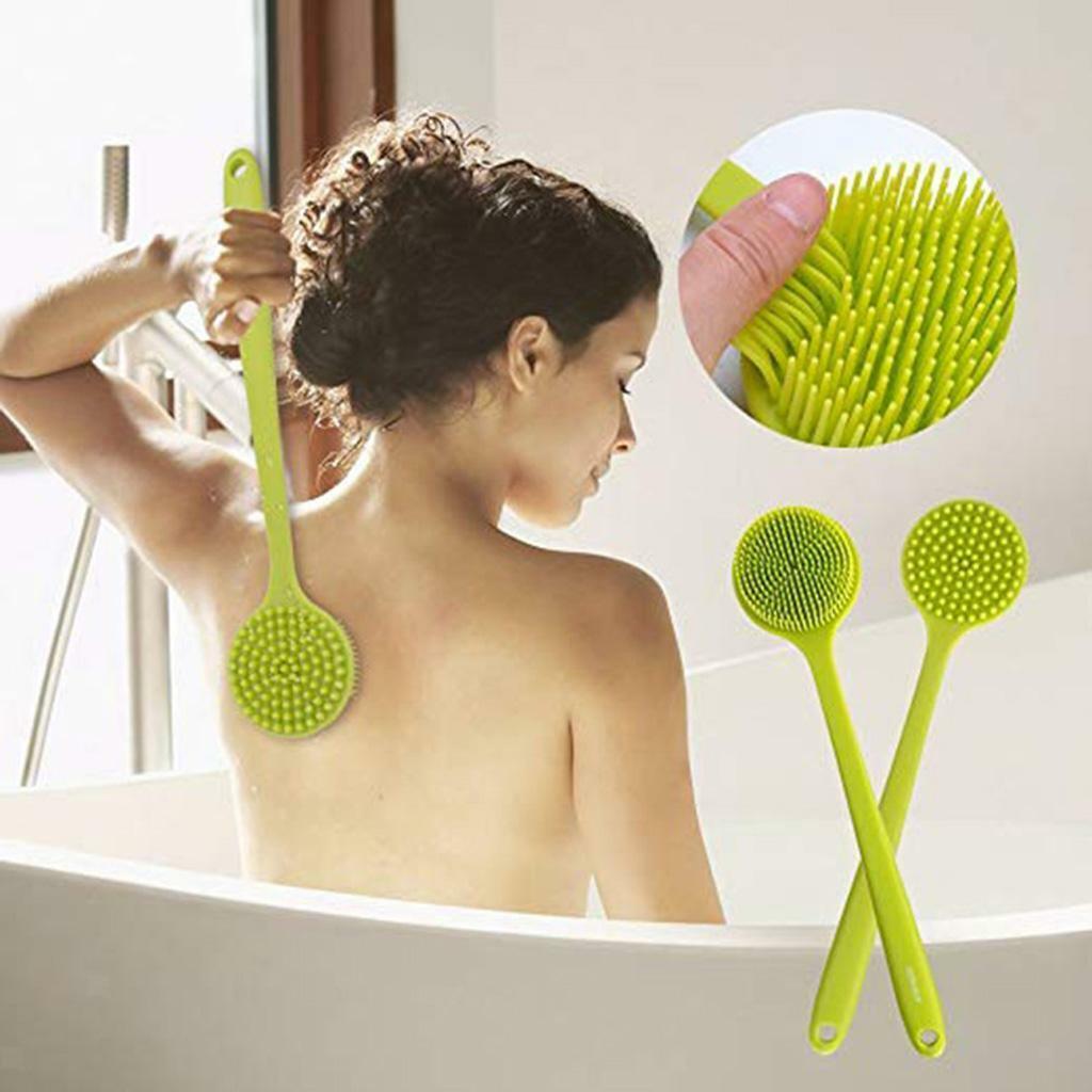 Silicone  Brush Back Scrubber Exfoliator for Elderly Children