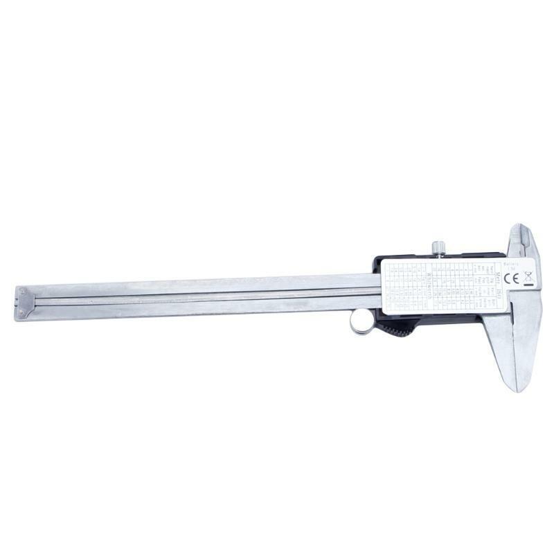 6" 150mm Digital Electronic Vernier Caliper Micrometer Gauge Widescreen Carbon