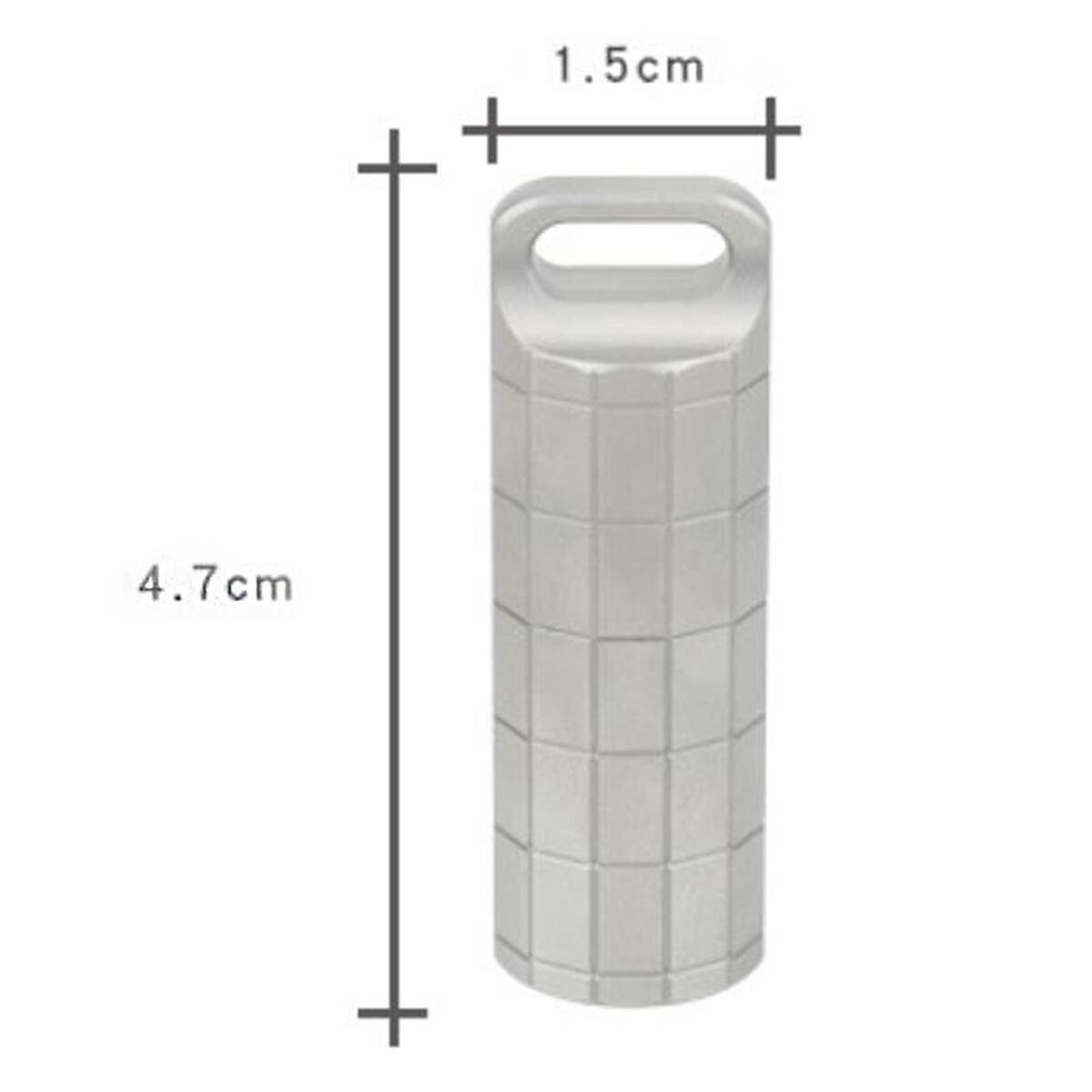 Pill Box Keychain Organizer Medicine Case Tablet Pill Container for Purse
