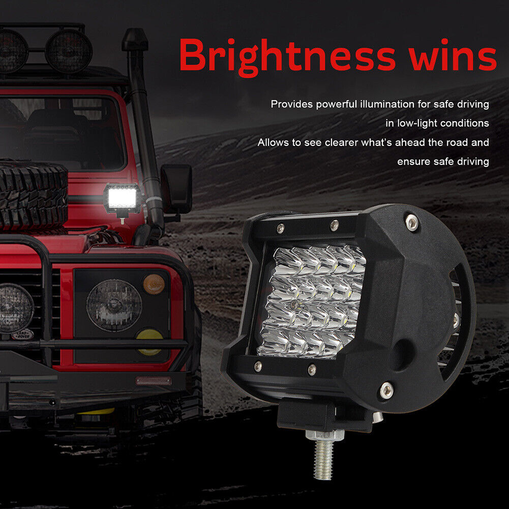 4 inch 240W LED Work Light Pod Off Road Driving Fog Lamp for Car Truck SUV