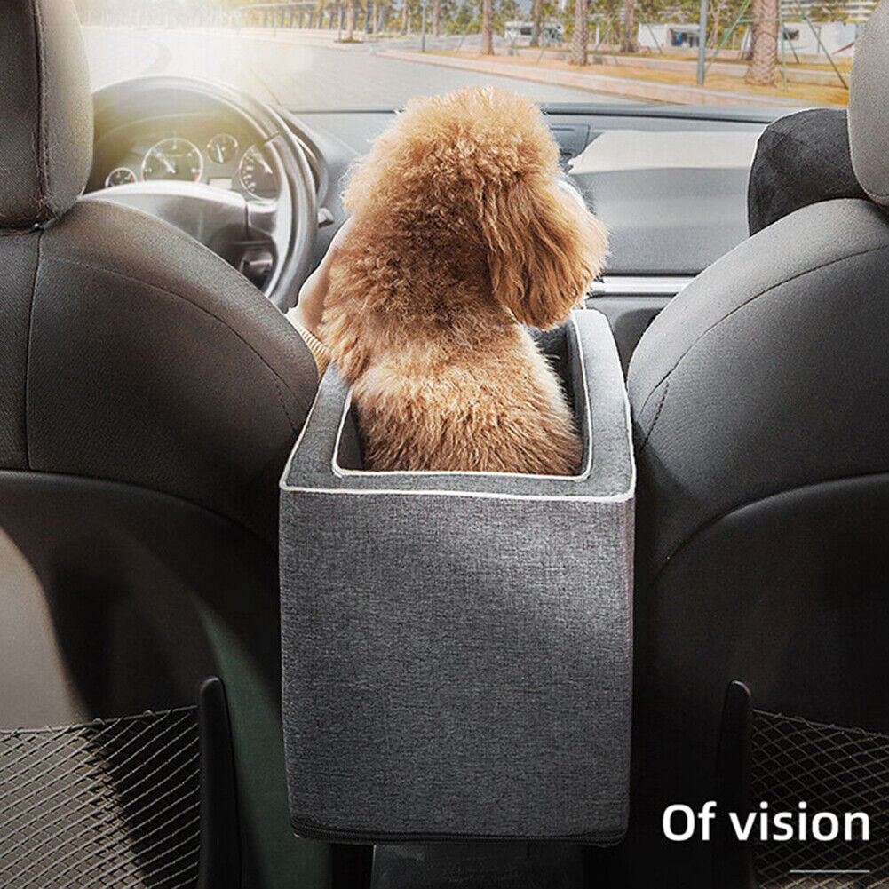 Pet Cats Puppy Car Bag Pad with Seat Belts Removable Anti-Dirty Seat Nest