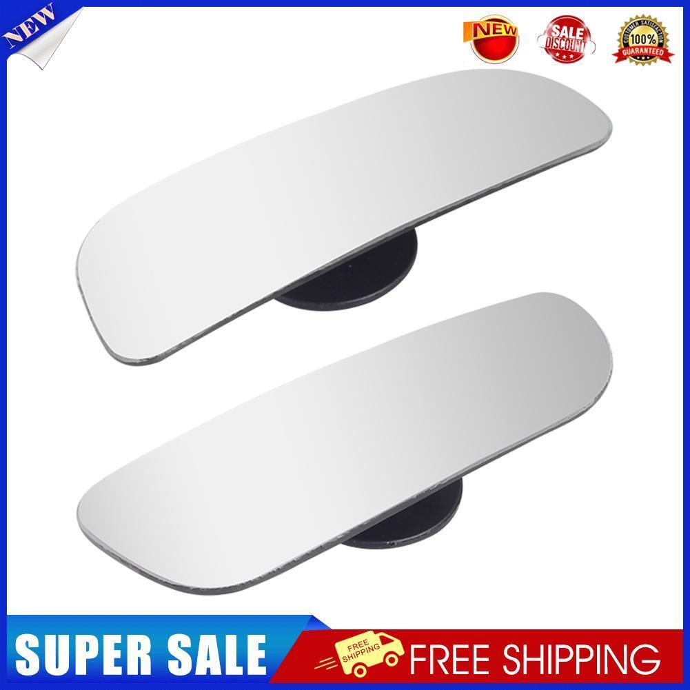 1 Pair Car Styling HD Frameless Blind Spot Mirrors Auto Accessories (White)