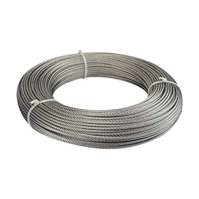 50m Stainless Steel 304 Multipurpose Tools Wire Rope High Polish Clothesline
