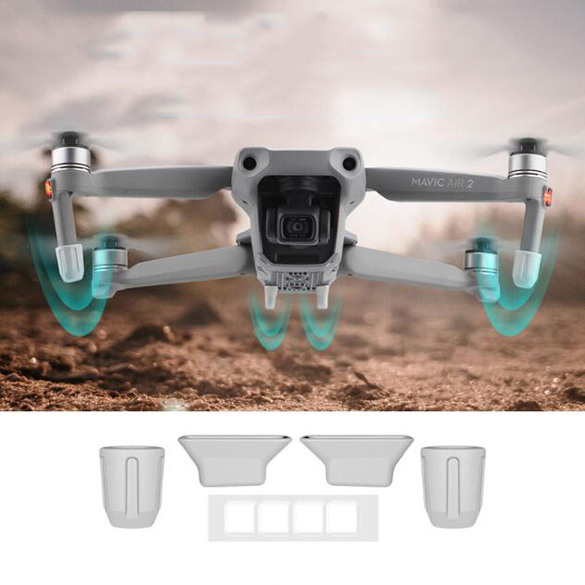 NEW Tripod Pad Dust Pad Protective Bracket Anti-wear for MAVIC AIR2 Accessories
