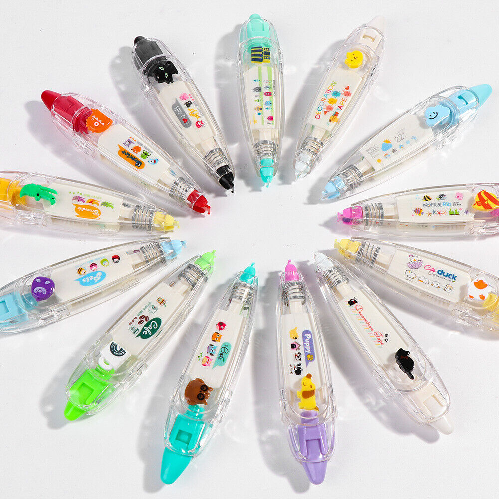 Push Hand Account Stationery Correction Tape Learning Supplies Diary Decoration