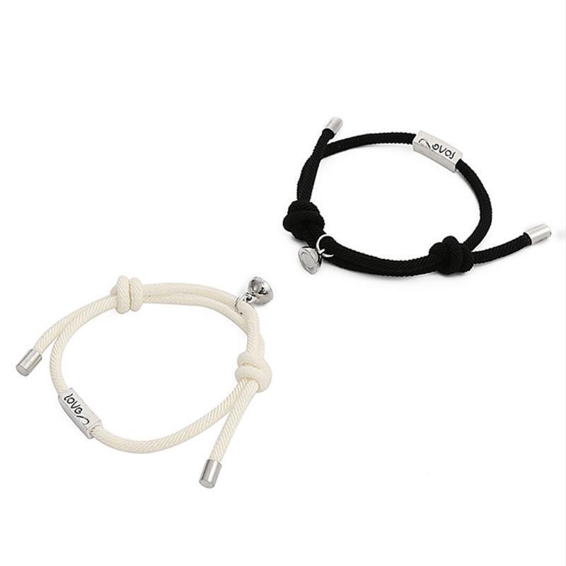 Couples Magnetic Mutual Attraction Bracelets Vows of Eternal Love Charms