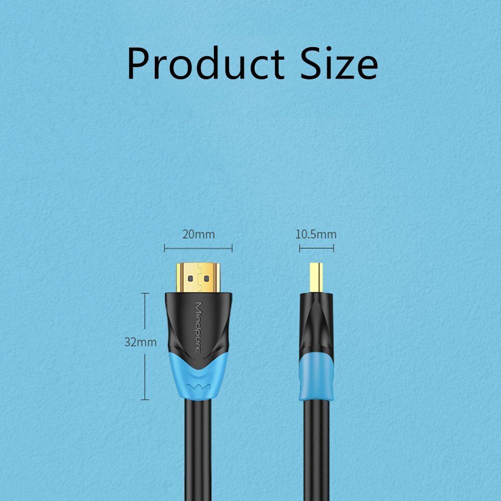 60Hz Premium Projector Computer 4K 3.3FT Adapter HDMI 2.0 Cable Connect
