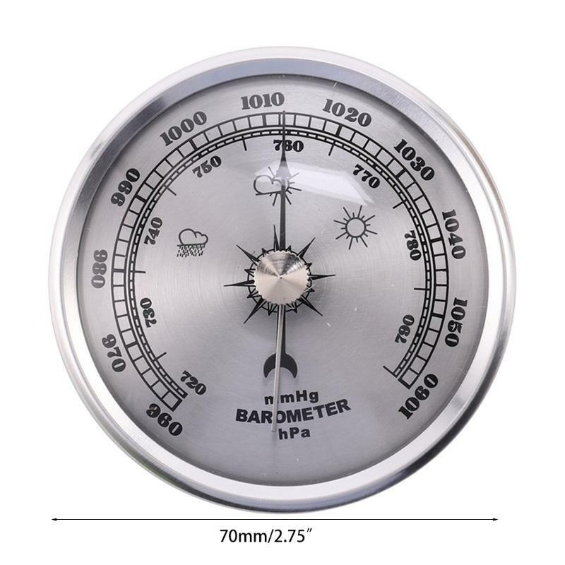 Barometer Thermometer Easy Use Dial Type Barometric Pressure Hygrometer Measure