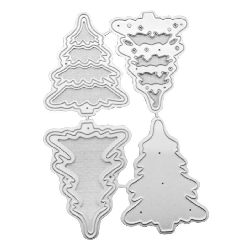 Christmas Trees Metal Cutting Dies Stencil DIY Scrapbooking Album Paper Template