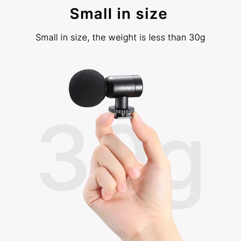 Universal Video Microphone Mini Super for Smartphone Camcorders Podcast Recordin
