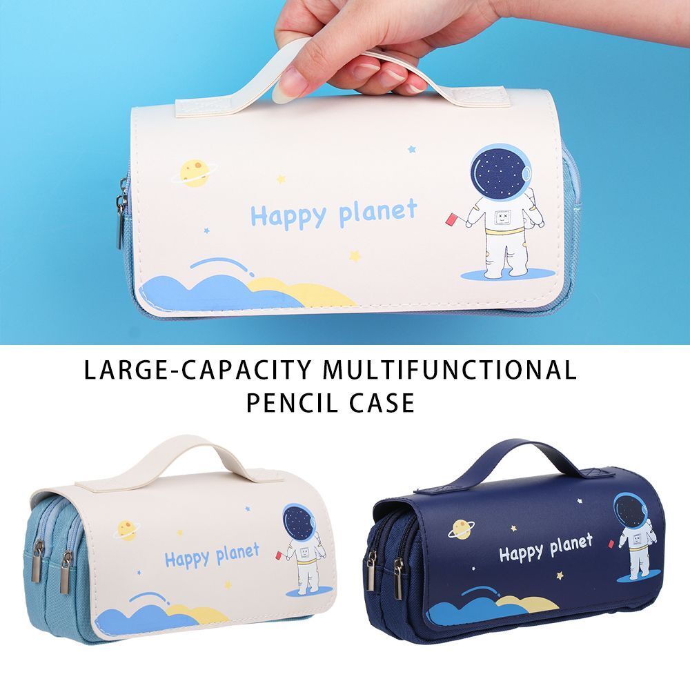 Handbags Big Pen Bag Astronaut Pencil Case Makeup Pouch Cosmetic Storage