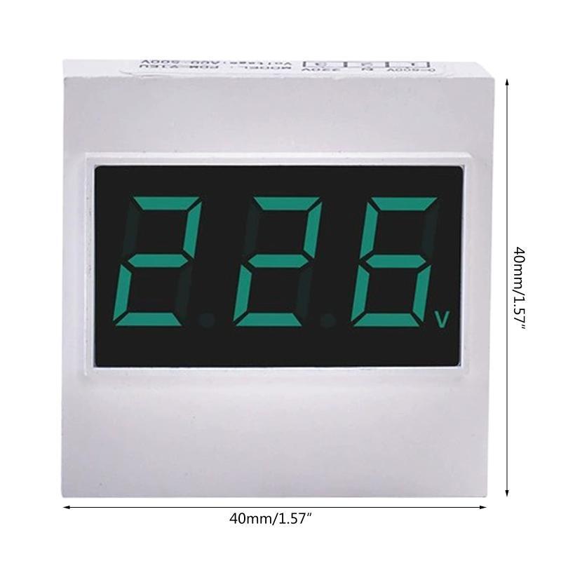 LCD Voltage Tester 2 Wires 50-500V 3 Wires 50-300V Voltmeter Monitor for House