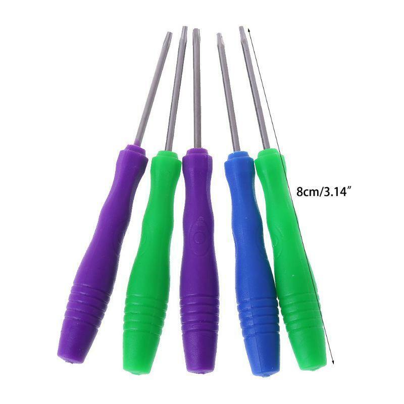 5 In 1 Torx Magnetic Screwdriver Set Hand Tools Repair Open Kit T2 T3 T4 T5 T6