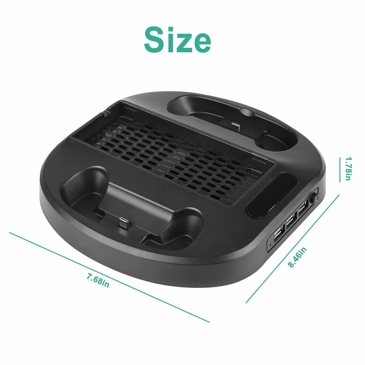 Controller Charger Cooling Fan Vertical Stand for Xbox Series For Xbox Series S