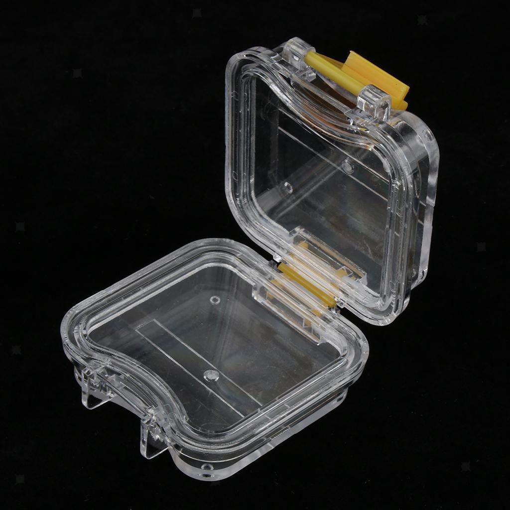 5 Pieces Mouth Guard Case Orthodontic Retainer Box Denture Storage Container