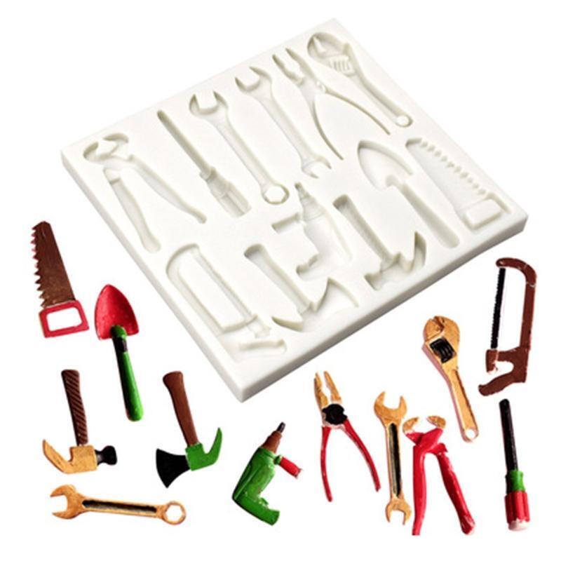 Hardware Tools Shape Chocolate Cake Decorating Baking Mold DIY Silicone Mold