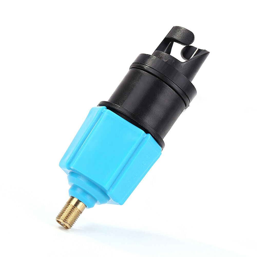 Air Valve Adapter Kayak Rowing Boat Pumps Adaptor for SUP Board (Blue)