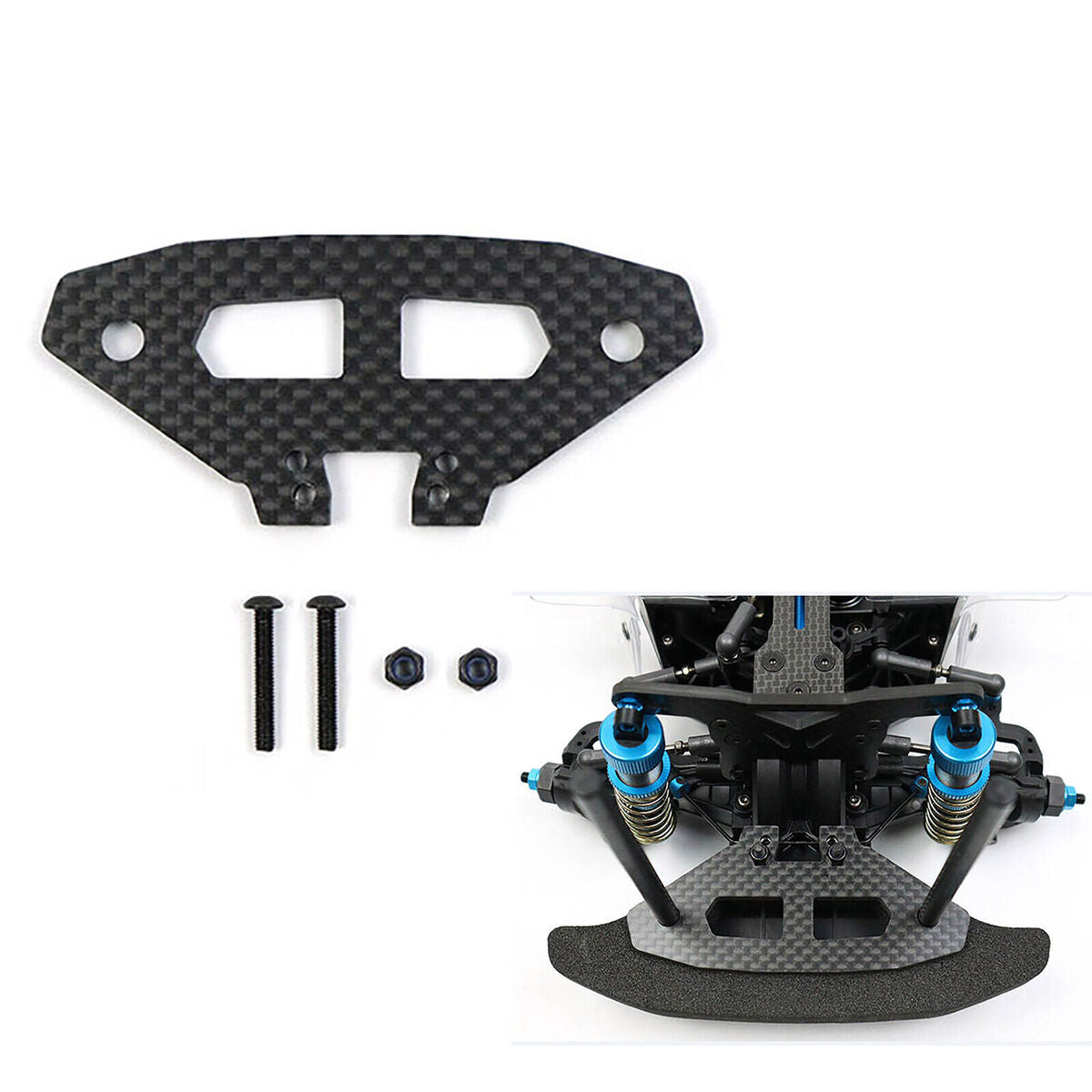 Carbon Fiber Sponge Press Plate Sponge Press Plate for Tamiya XV02 58707 Parts