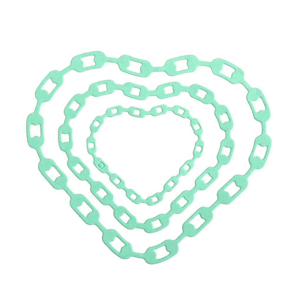 Metal Cutting Dies Stencil for DIY Scrapbooking Photo Album Heart Christmas