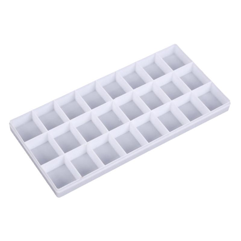 Watercolor Palette Travel Paint Tray with Hard Lid 24 Grid for Children Student