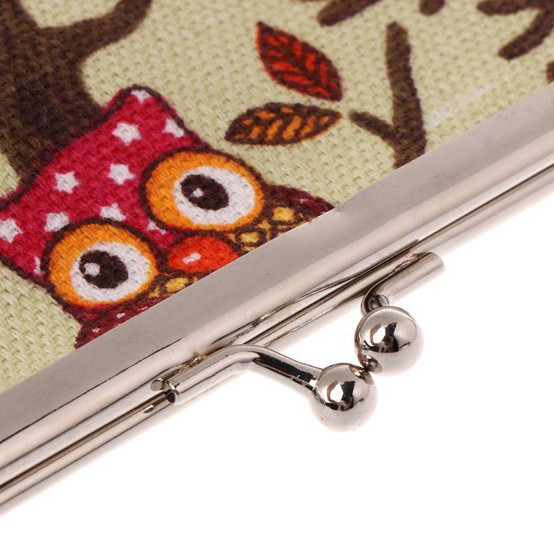 European Style Women Lovely Owl Hasp Purse Lady Wallet Clutch Bag