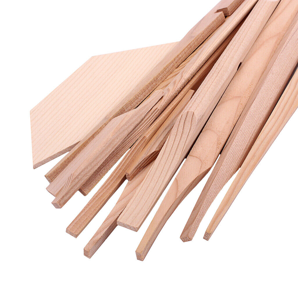 17 Pcs Spruce Brace  Kit for Acoustic Folk Guitar Maker DIY Supplies #2