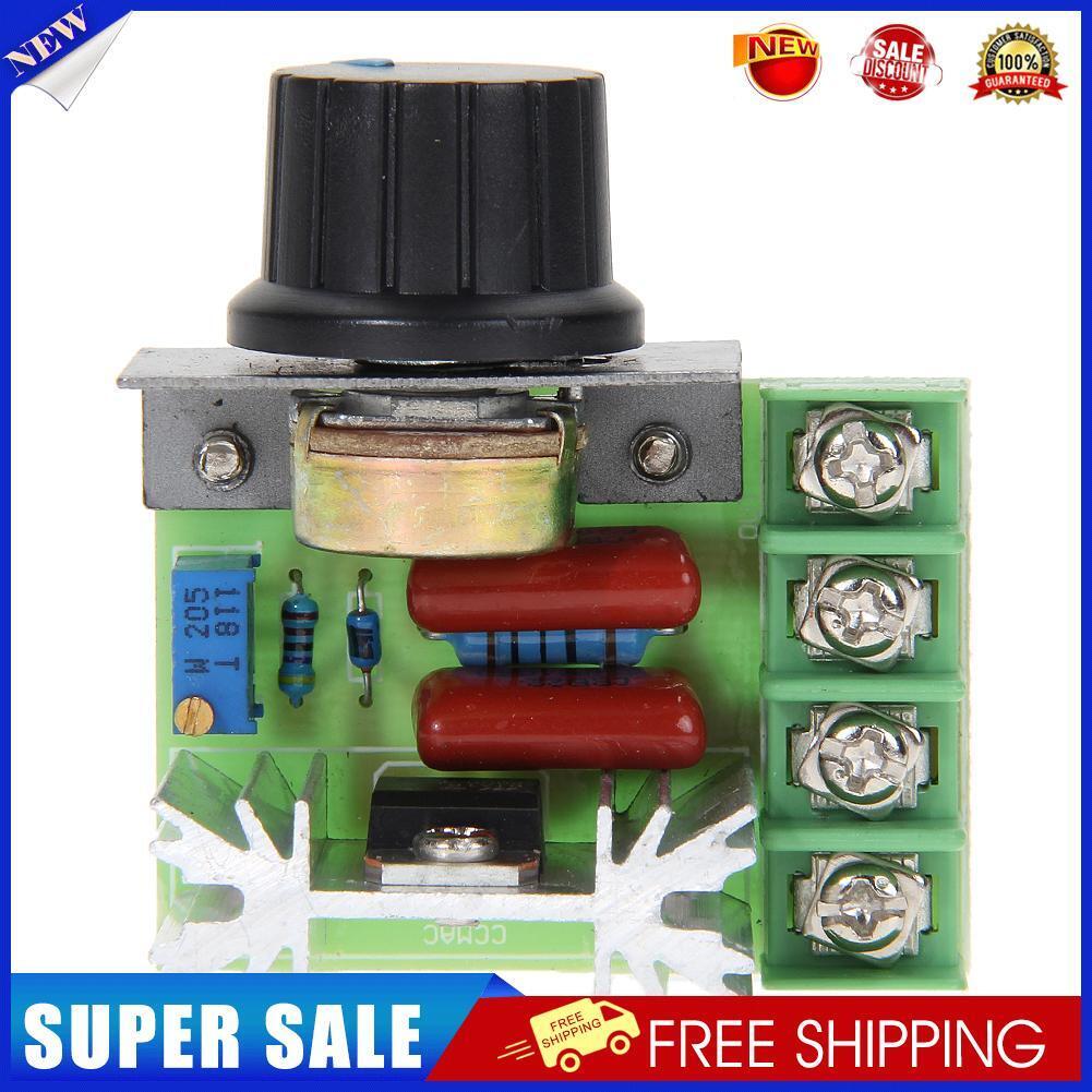 2000W SCR Electronic Voltage Regulator Speed Controller Dimmer Thermostat